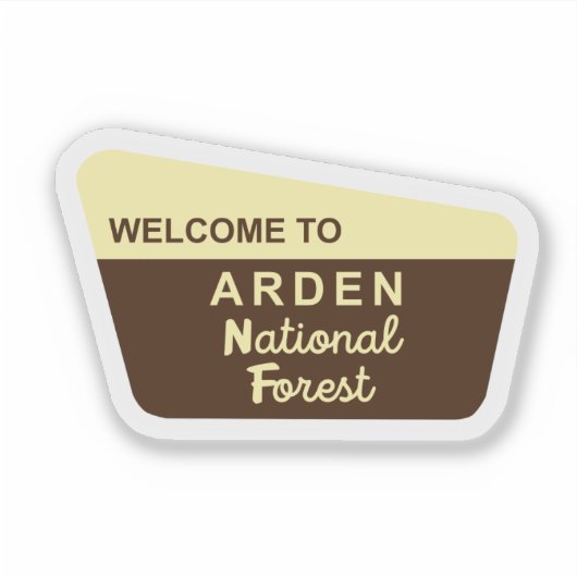 Arden Forest Sticker (Vorderseite)