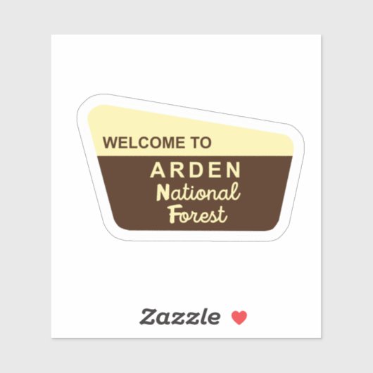 Arden Forest Sticker (Blatt)