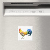 Ardenner Rooster Square Magnet (In Situ (Geschirrspüler))