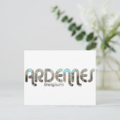 Ardennes, Belgien Postkarte (Stehend Vorderseite)