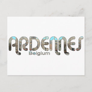 Ardennes, Belgien Postkarte