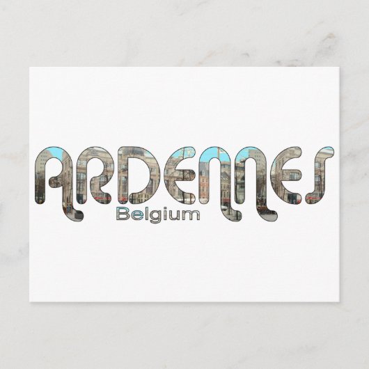 Ardennes, Belgien Postkarte (Vorderseite)