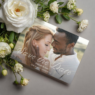 Ardent Romance Foto Wedding Save the Date Magneteinladung