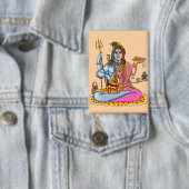 Ardhanarishvara-Knopf Button (Insitu)