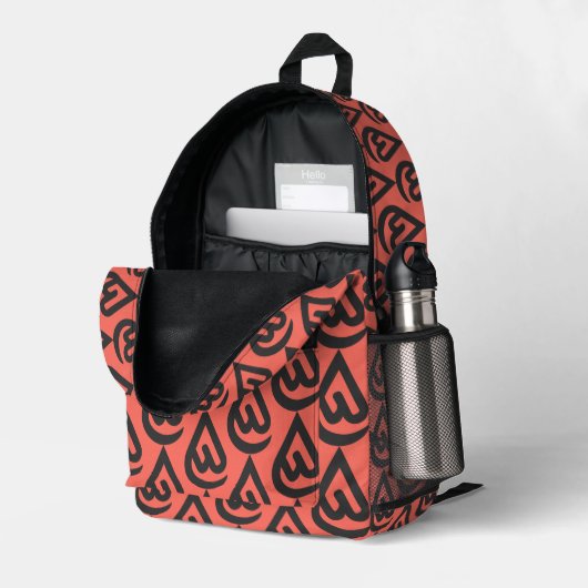 Ardhon designs that let you express yourself bedruckter rucksack (Rückseitige Ecke links (Offen) )
