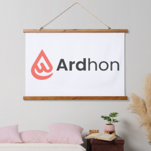 Ardhon Marken-Merch - trag deinen Stil, auf deine Wandteppich Mit Holzrahmen