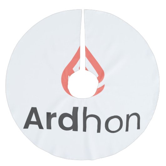Ardhon - trag deinen Stil, deinen Weg Polyester Weihnachtsbaumdecke (Vorderseite)