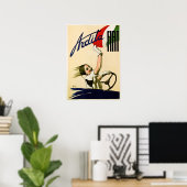 ARDITA FIAT Werbung Vintage Car Racing Poster (Heimbüro)