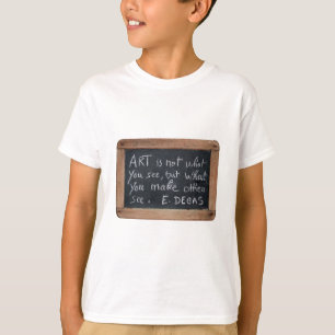 Ardoise 03 Artist's Quotes Degas Kids T-Shirt