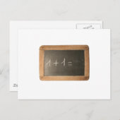 Ardoise 04 - Mathematical Lessons Postkarte (Vorne/Hinten)