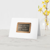 Ardoise 05 Artist's Quote Monet Card Karte (Gelbe Blume)