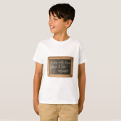 Ardoise 05 Artist's Quote Monet Kids T-Shirt (Vorne ganz)