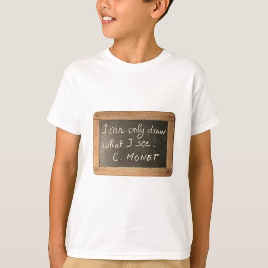 Ardoise 05 Artist's Quote Monet Sweatshirt T-Shirt (Vorderseite)