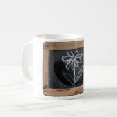 Ardoise 06 Doodles 1 Blume Tasse (Vorderseite Links)