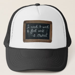 Ardoise 07 Manet's Quote Hat Truckerkappe