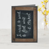 Ardoise 07 - Manet's Quote - Karte (Gelbe Blume)