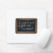 Ardoise 07 Manet's Quote Mousepad (Mit Mouse)