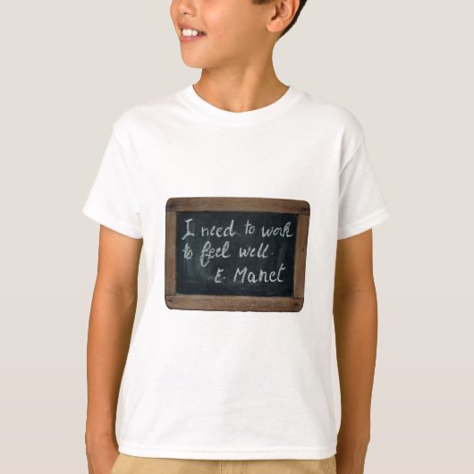 Ardoise 07 Manets Zitat White Sweat Shirt (Vorderseite)