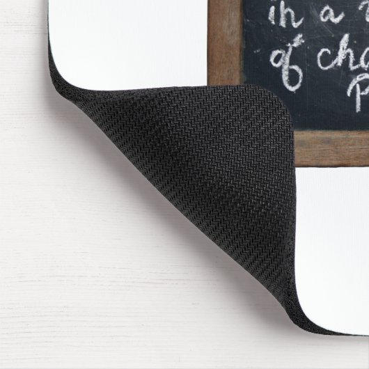 Ardoise 08 Cezannes Zitat White Mousepad (Ecke)