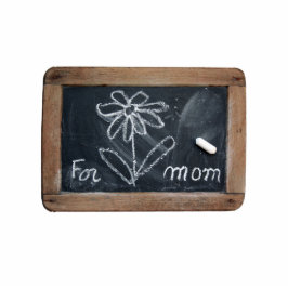 Ardoise 10 Blume für die Mama Fotoskulptur