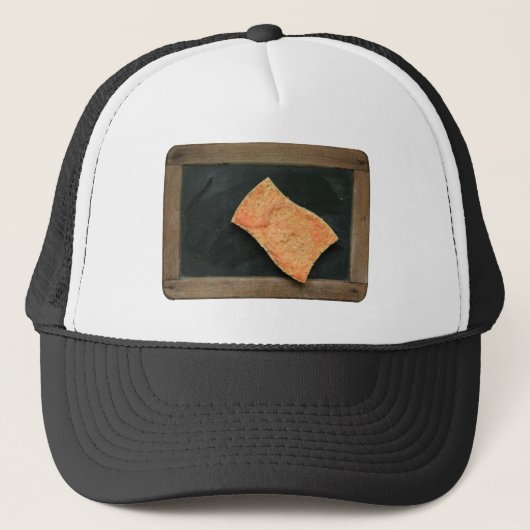 Ardoise Passer l'éponge Vintag School Slate Hat Truckerkappe (Vorderseite)