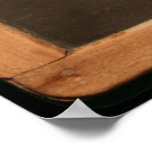 Ardoise Vintag School Slate with Chalk B Poster (Ecke)