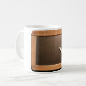 Ardoise Vintager Schulschiefer mit der Tasse der (Vorderseite Links)