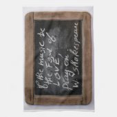 Ardoise - W. Shakespeares Zitat - Geschirrtuch (Vertikal)