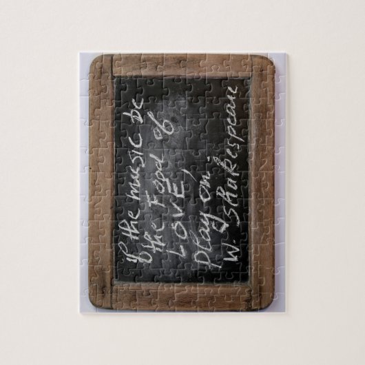 Ardoise - W; Shakespeares Zitat - Puzzle (Vertikal)