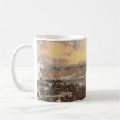 Ardrossan Beach Sunset Watercolour Kaffeetasse (Links)