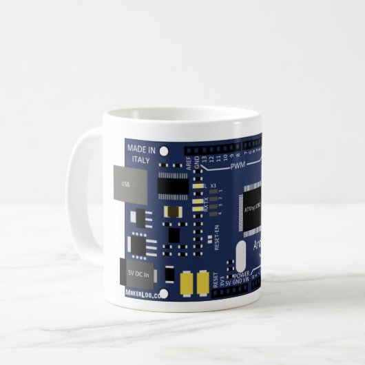 Arduino Mega- Kaffeetasse (Vorderseite Links)