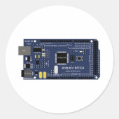 Arduino Mega Runder Aufkleber (Vorderseite)