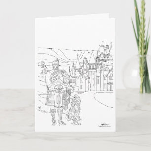 Ardverikie House Highlander Gordon Setter Karte