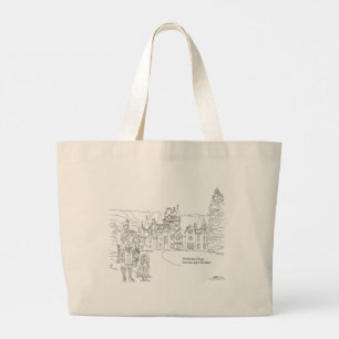Ardverikie House Highlander Gordon Setter-Tasche Jumbo Stoffbeutel