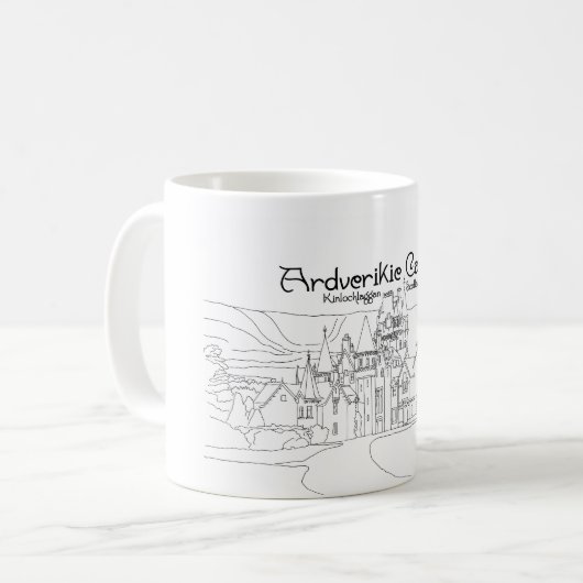 Ardverikie House Kaffeetasse (Vorderseite Links)