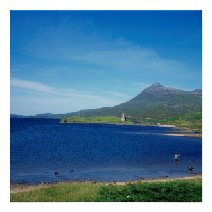 Ardvreck Castle Scotland Poster