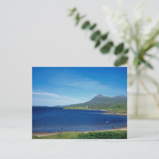 Ardvreck Castle Scotland Postkarte (Stehend Vorderseite)
