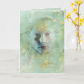 Ardwinna Grußkarte Karte (Gelbe Blume)