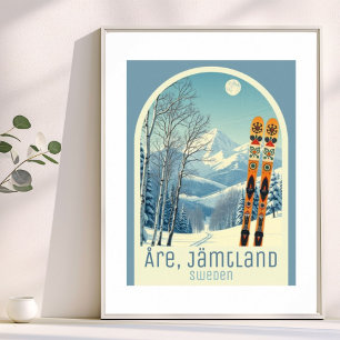 Åre Jämtland Schweden Skigebiet Poster