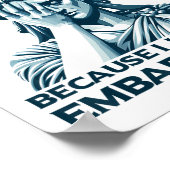 Are We Great Yet Crying Statue Of Liberty Sad Usa  Poster (Ecke)