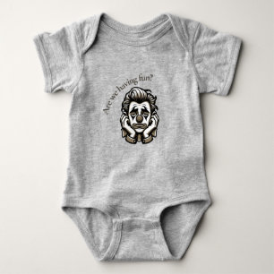 Are we having fun - Sad Clown Baby Strampler
