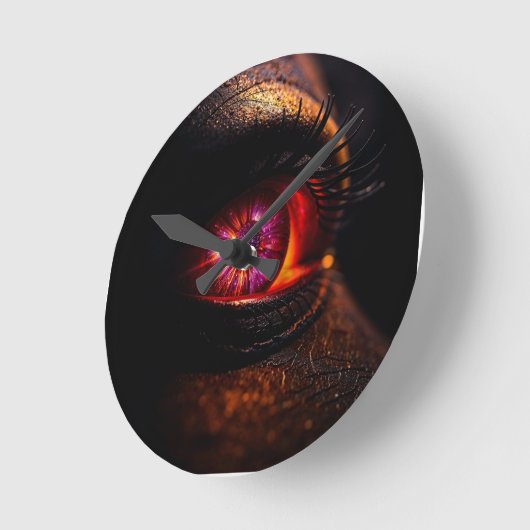 Are We Part of the Universe? – Cosmic Eye Mystical Runde Wanduhr (Winkel)