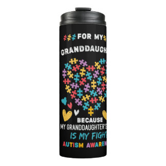 Are you a proud autism Grandpa? This I Wear Blue f Thermosbecher