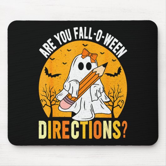 Are You Fall-o-ween Direction Funny Sarcastic Quot Mousepad (Vorne)
