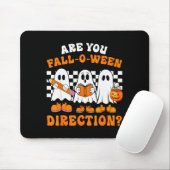 Are You Fall O Ween Directions Funny Ghost Teacher Mousepad (Mit Mouse)