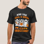Are You Fall O Ween Directions Funny Ghost Teacher T-Shirt (Vorderseite)