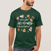are You Fall O Ween Directions Halloween Teacher G T-Shirt (Vorderseite)