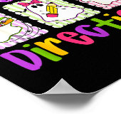 Are You Fall-o-ween Directions Soky Cute Ghost Tea Poster (Ecke)