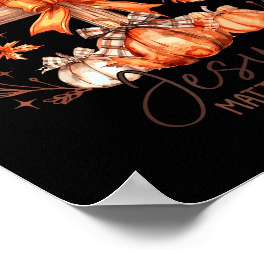 Are You Fall-o-ween Jesus Halloween Soky Season Pu Poster (Ecke)