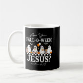 Are You Fall-o-ween Jesus Matthew 4_19 Halloween C Kaffeetasse (Links)